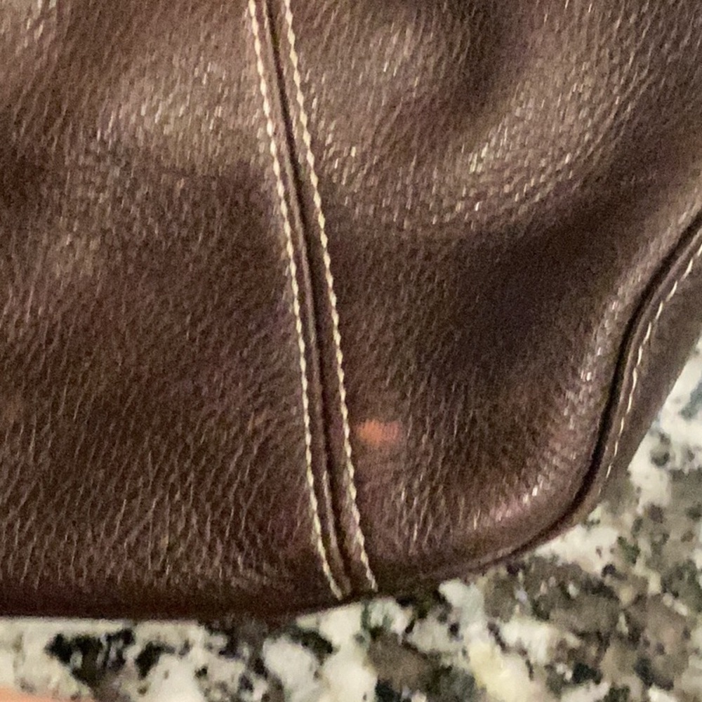 Tignanello Brown Leather Hobo Bag - Picture 9 of 11